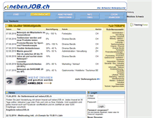 Tablet Screenshot of nebenjob.ch